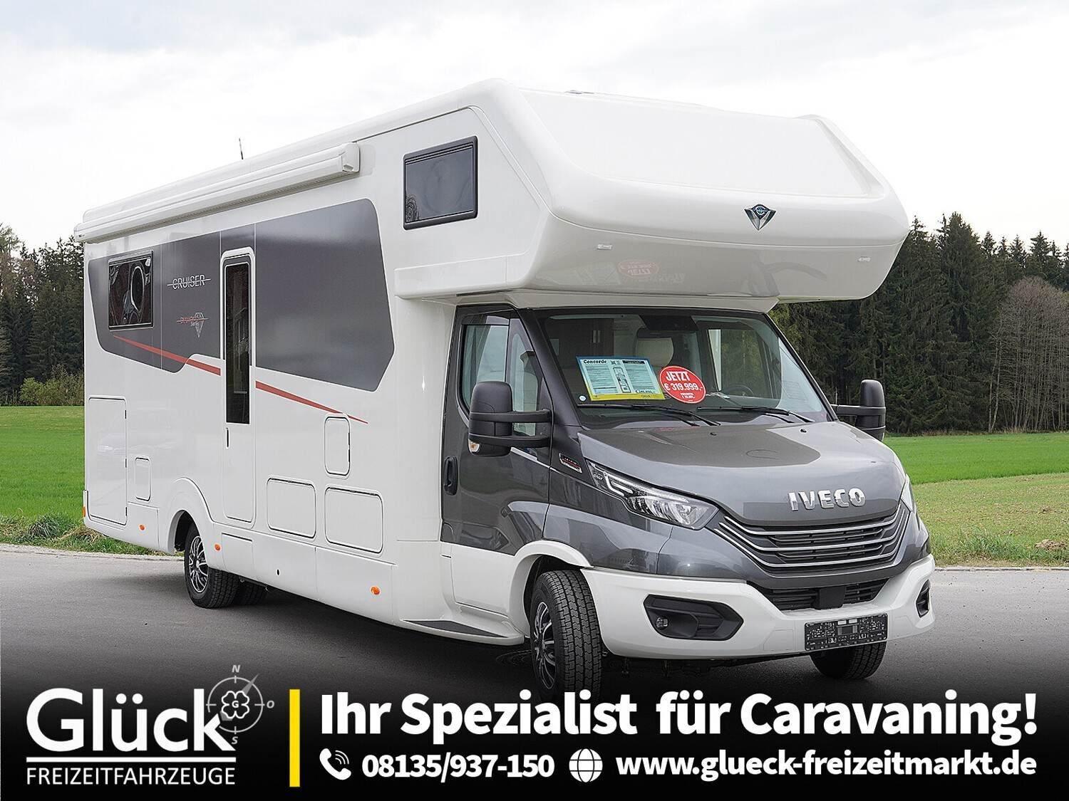 Wohnmobil Concorde 890 RRL Cruiser mit 2 Sitzen und 2 Schlafplätzen