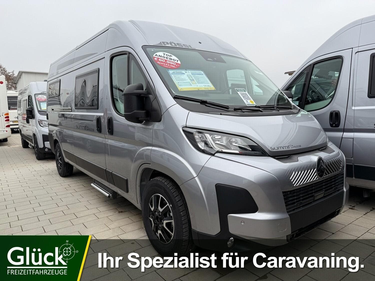 Wohnmobil Pössl Summit Shine 600 L R Summit Shine 600 LR mit 4 Sitzen und 3 Schlafplätzen