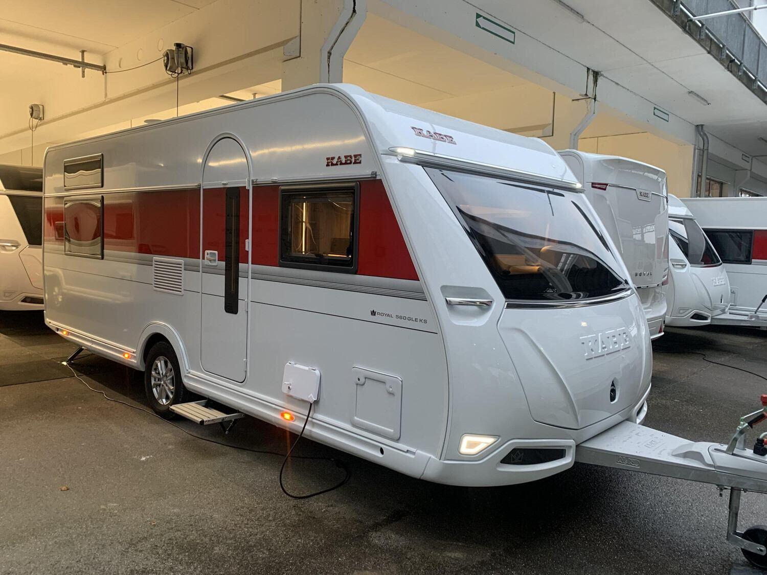 Wohnwagen Kabe 560 GLE KS Royal mit 2 Schlafplätzen
