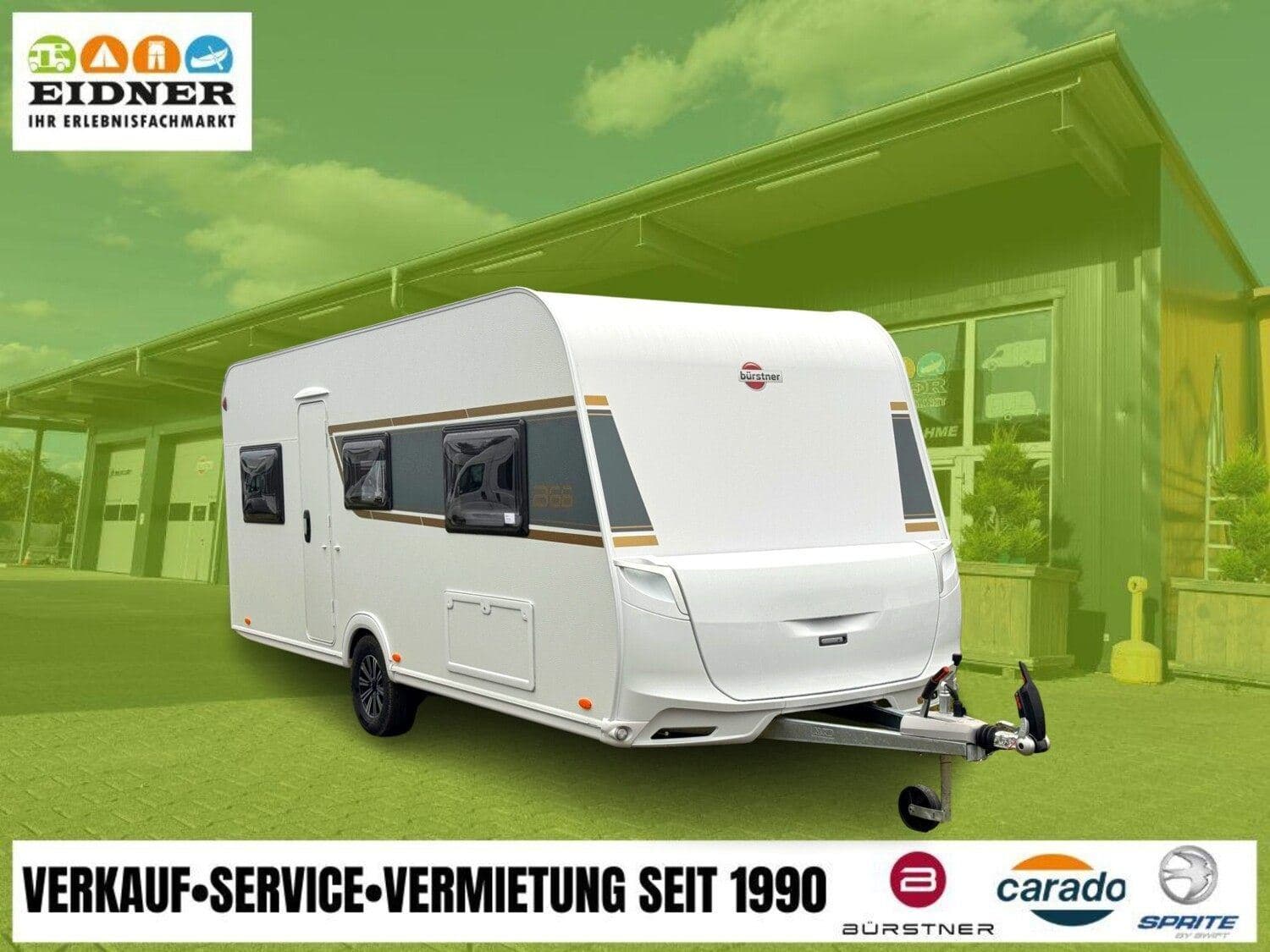 Wohnwagen Bürstner 520 TL Plus B66 mit 6 Sitzen und 6 Schlafplätzen
