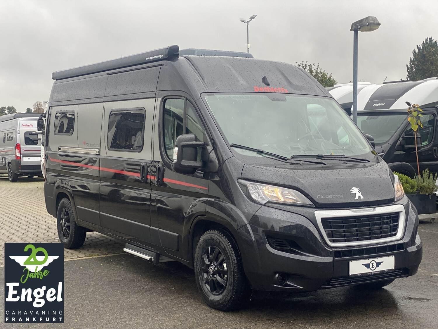 Wohnmobil Peugeot Boxer Dethleffs 600 S Peugeot Globetrail mit 4 Sitzen und 2 Schlafplätzen