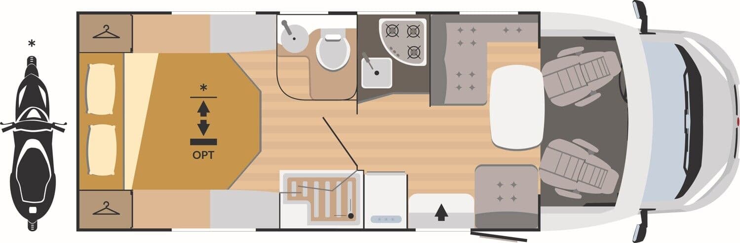 Wohnmobil XGO Dynamic 69P mit 5 Sitzen bei Reisemobil-Zentrum Palmowski GmbH Wohnmobil Fiat Ducato XGO 69P Dynamic mit 5 Sitzen und 2 Schlafplätzen