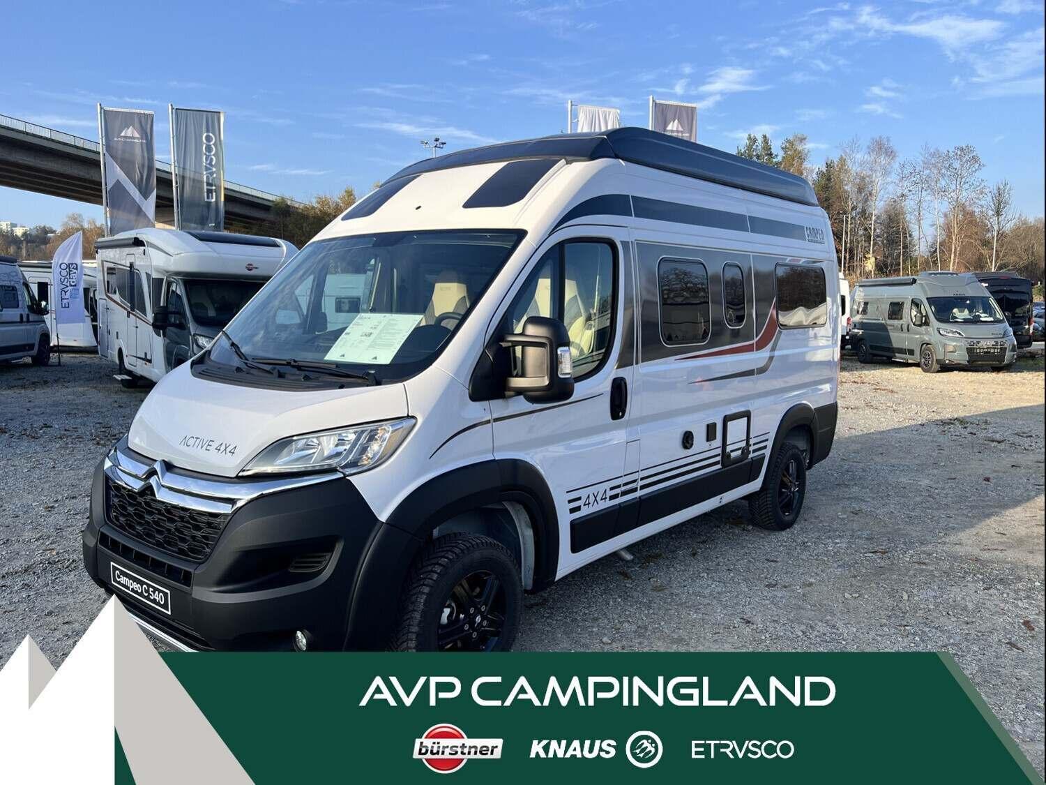 Wohnmobil Citroen Jumper Bürstner C 540 Campeo 4x4 mit 4 Sitzen und 4 Schlafplätzen