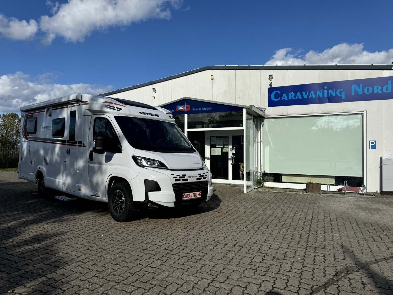 Wohnmobil Fiat Ducato Weinsberg 600 MEG CaraCompact EDITION PEPPER mit 4 Sitzen und 2 Schlafplätzen