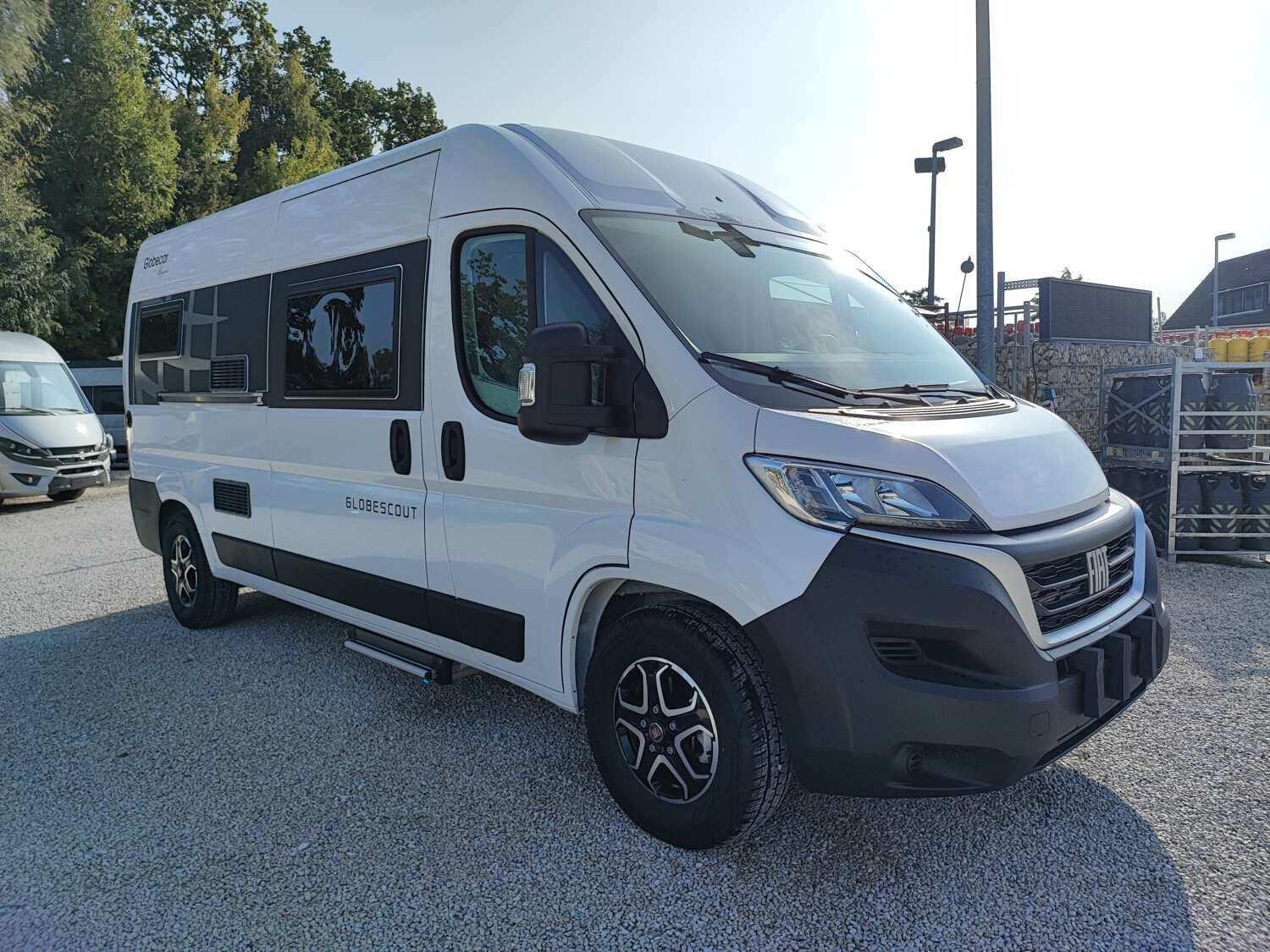 Wohnmobil Fiat Ducato Globecar 140 Globescout Elegance mit 4 Sitzen und 2 Schlafplätzen