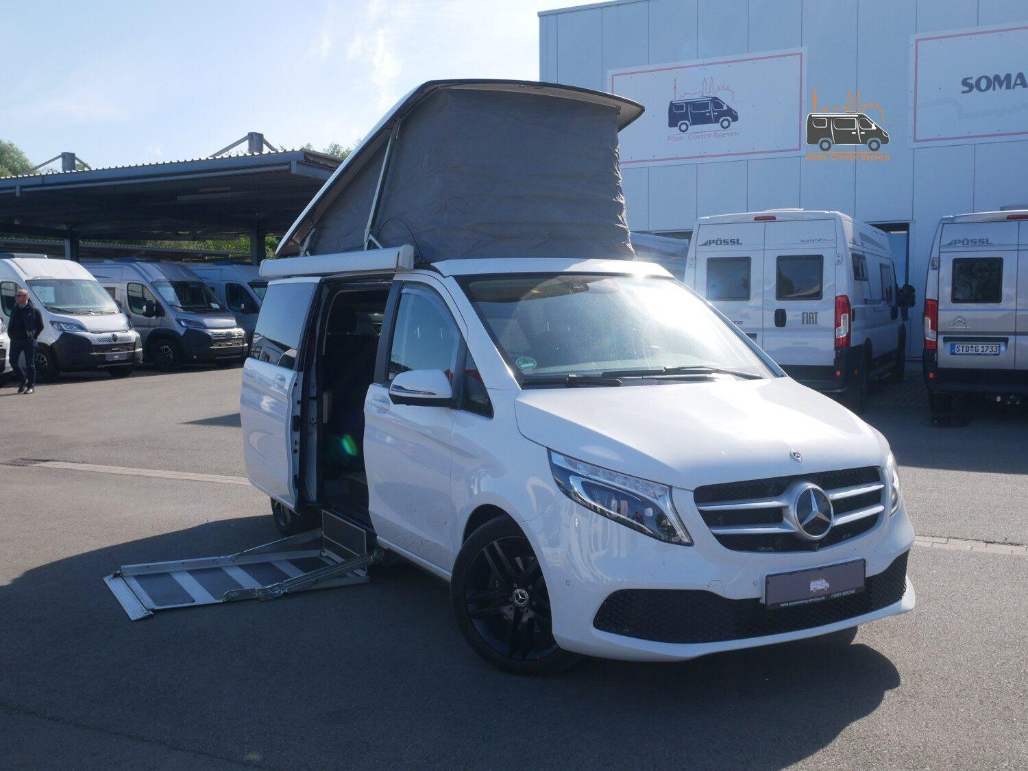 Wohnmobil Mercedes V-Klasse Mercedes Benz 220 D Marco Polo mit 4 Sitzen und 4 Schlafplätzen
