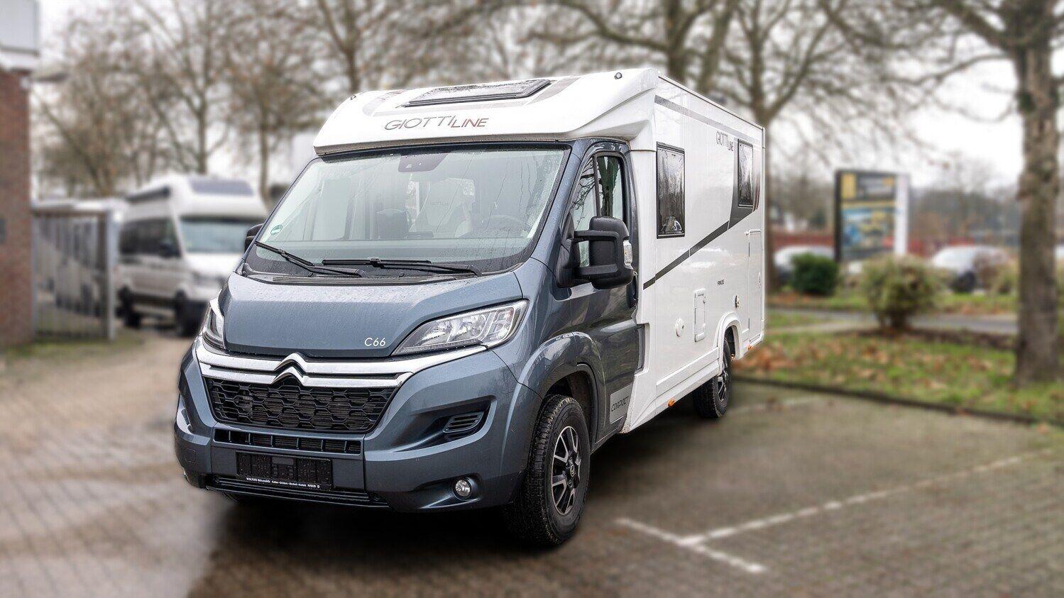 Wohnmobil Citroen Jumper GiottiLine C66 Compact mit 4 Sitzen und 2 Schlafplätzen