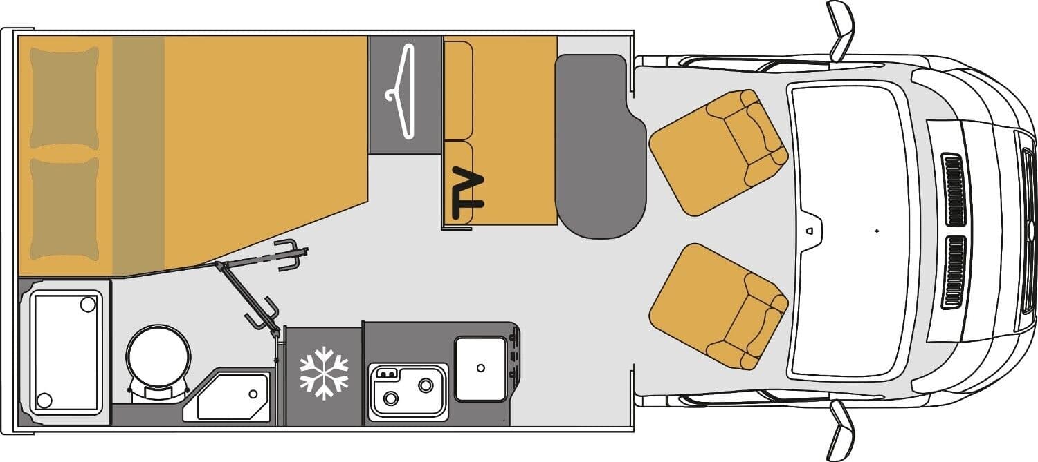 Wohnmobil Mooveo Tei 60 FB mit 4 Sitzen bei Reisemobile Dülmen GmbH Wohnmobil Citroen Jumper Mooveo 60 FB Tei mit 4 Sitzen und 2 Schlafplätzen