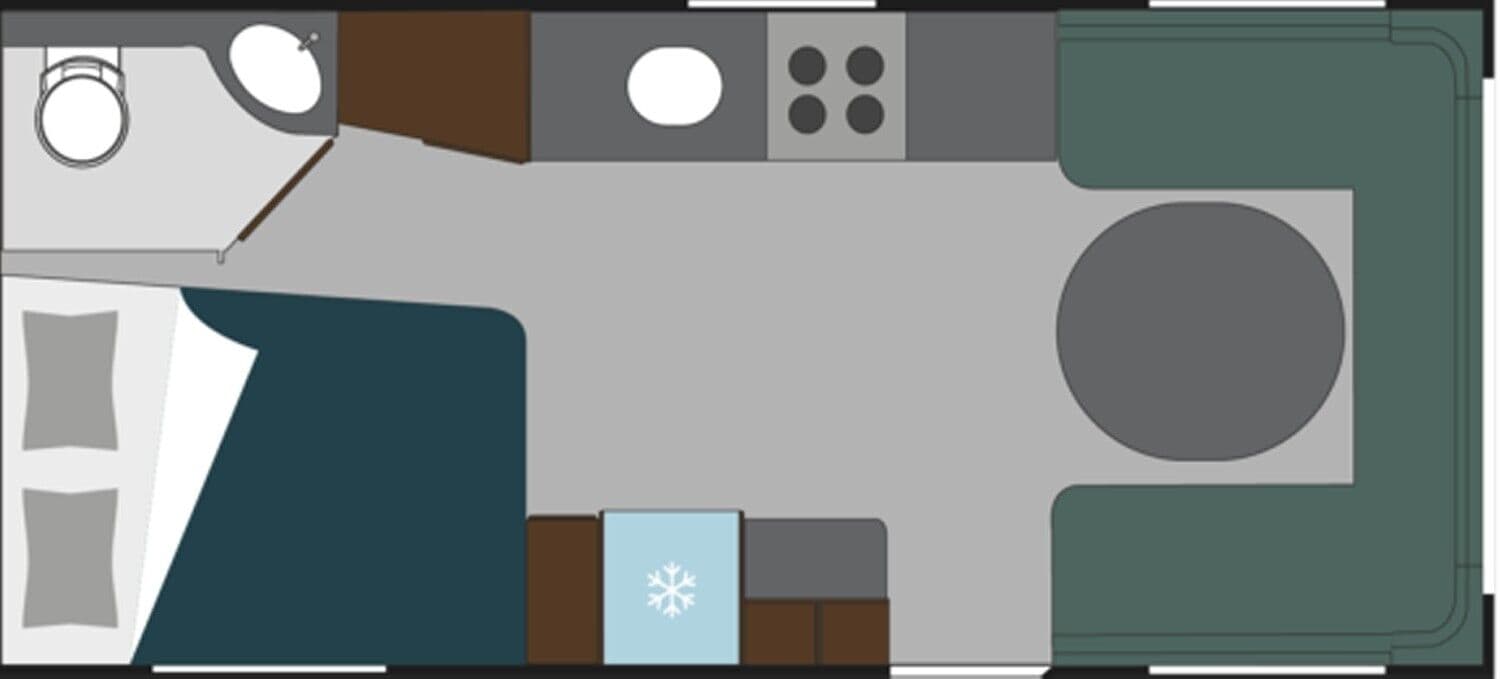 Wohnwagen Polar 560 FD Blue Line MJ. 2025 Blueline mit 4 Schlafplätzen