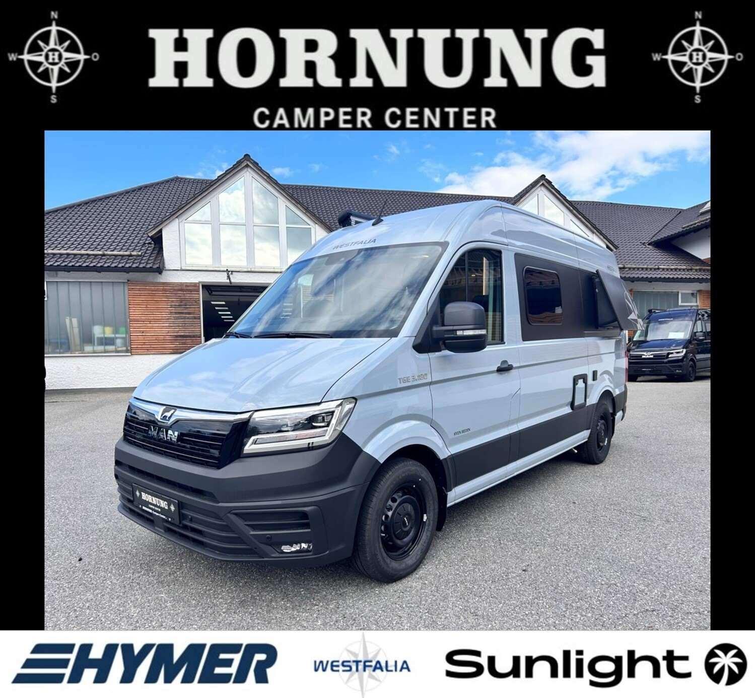 Wohnmobil MAN TGE Westfalia LIMITED ED. LEDER Sven Hedin mit 4 Sitzen und 2 Schlafplätzen