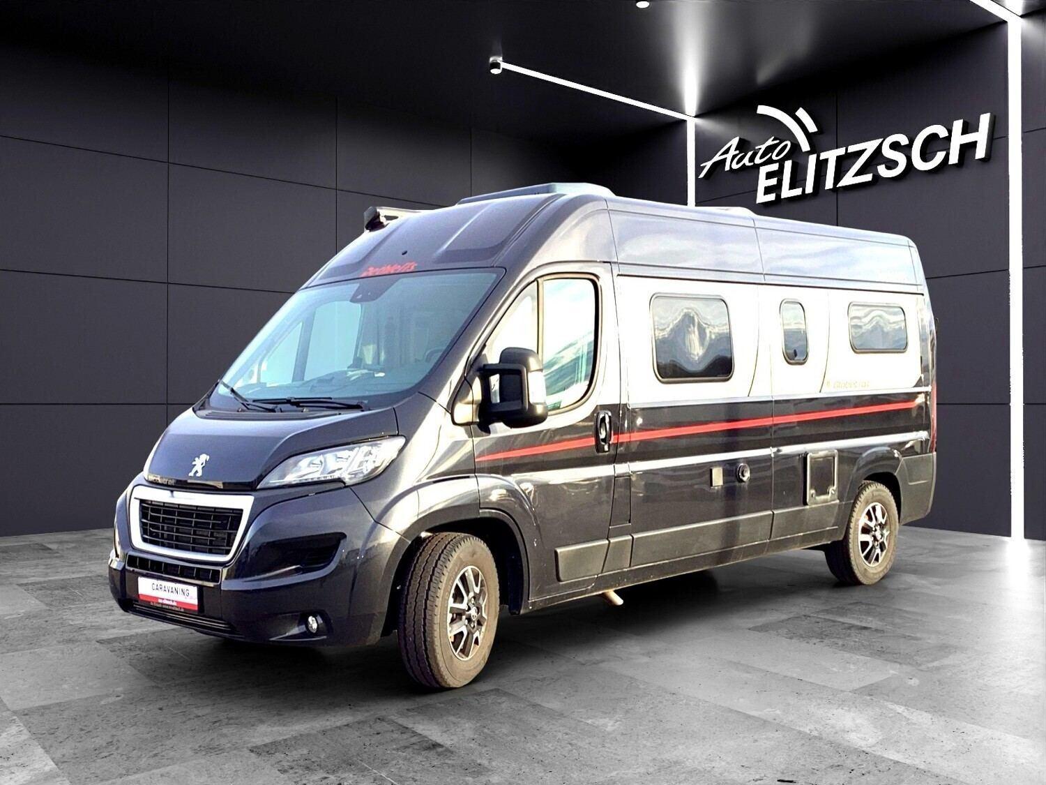 Wohnmobil Peugeot Boxer Dethleffs 600 Peugeot Globetrail mit 4 Sitzen und 2 Schlafplätzen