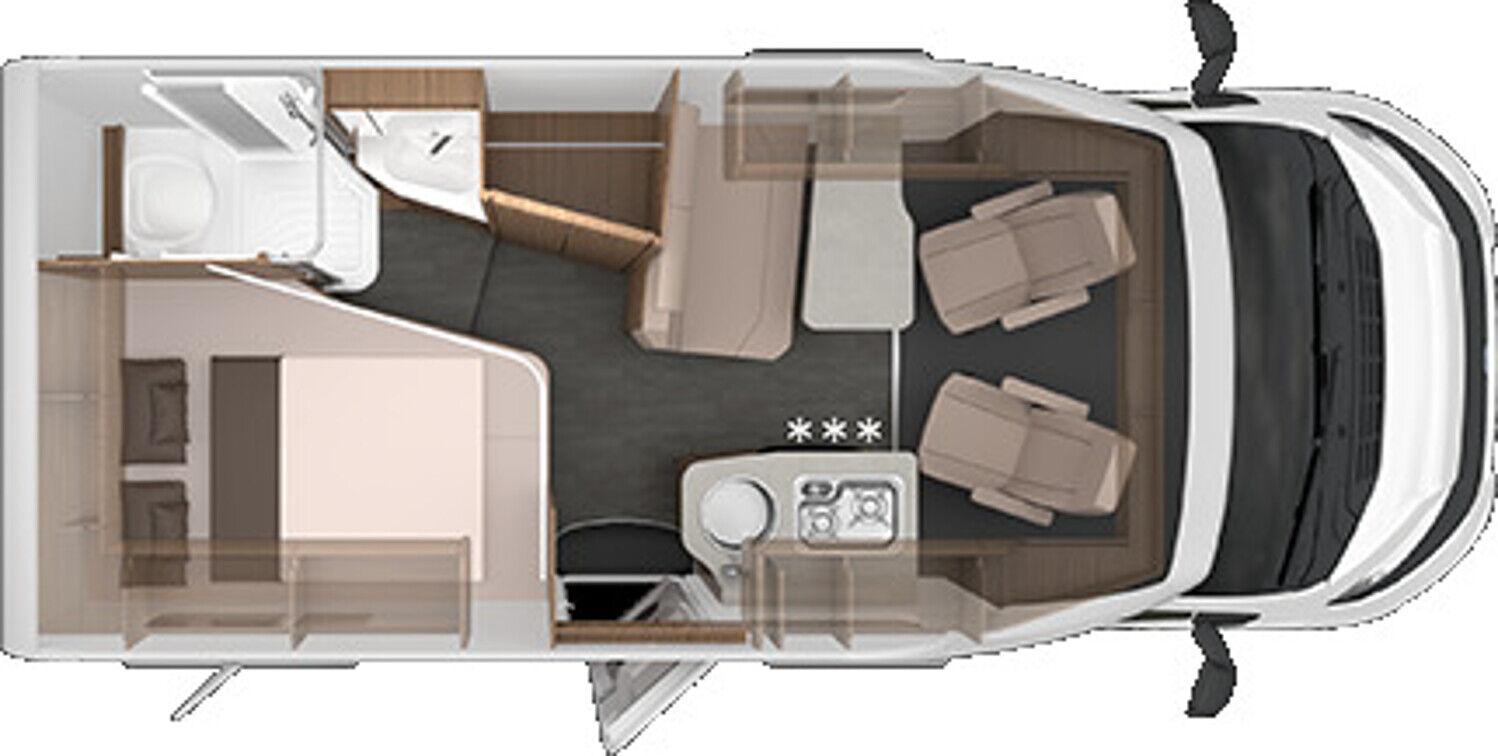 Wohnmobil Knaus 550 MF VANSATION Van TI mit 5 Sitzen und 2 Schlafplätzen