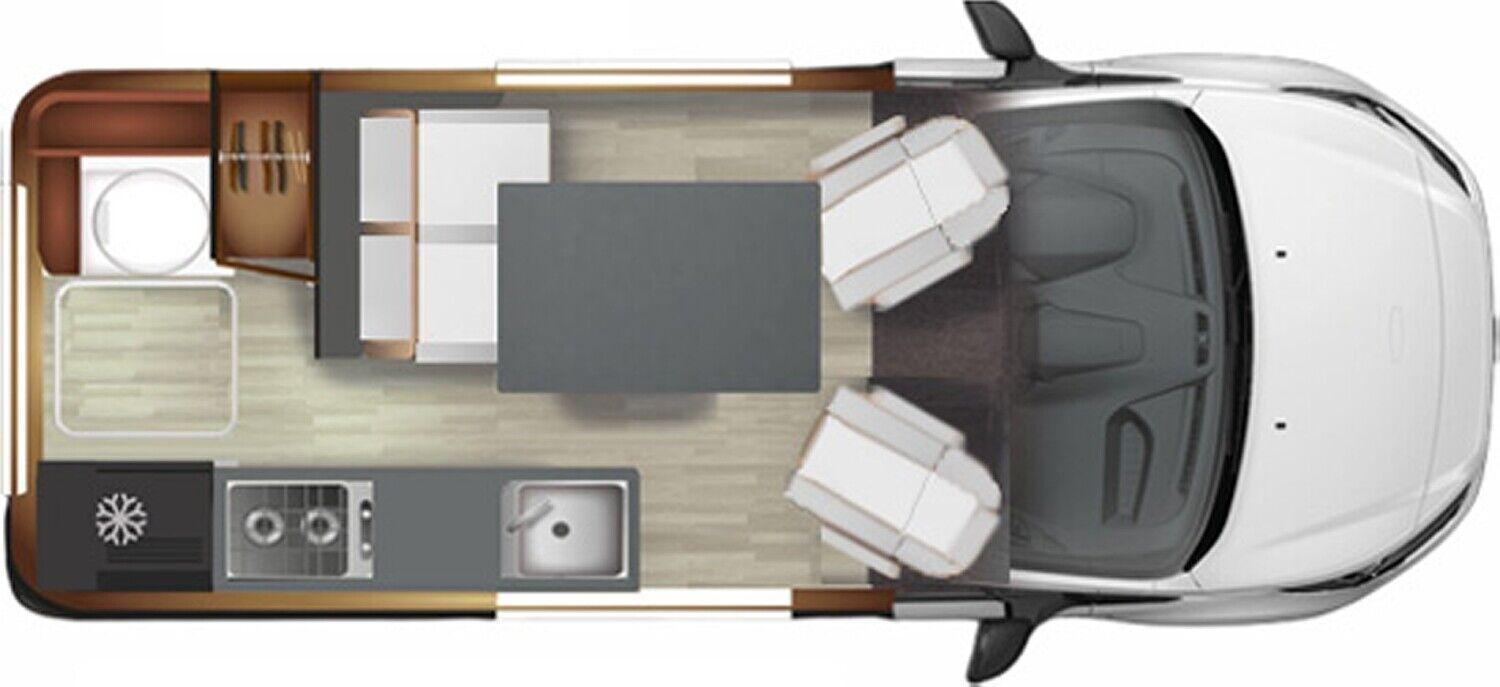 Wohnmobil Ford Transit Custom Westfalia 170 PS Automatik New Kelsey mit 4 Sitzen und 4 Schlafplätzen