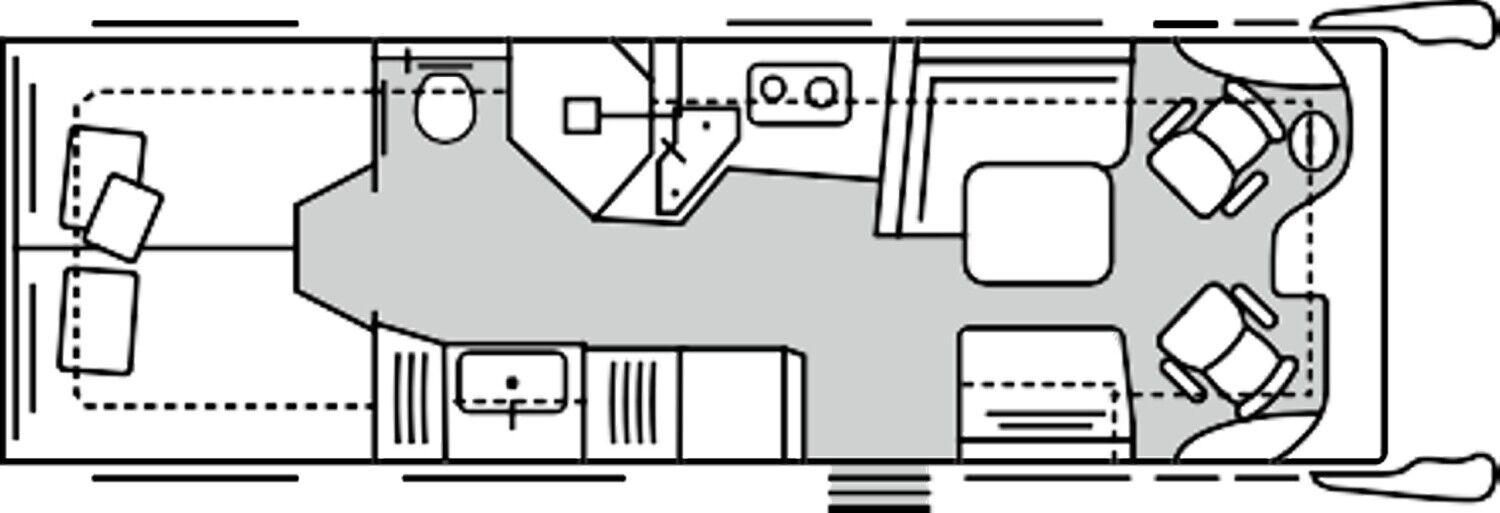 Wohnmobil Iveco Daily Morelo 83 L Loft Premium mit 4 Sitzen und 2 Schlafplätzen