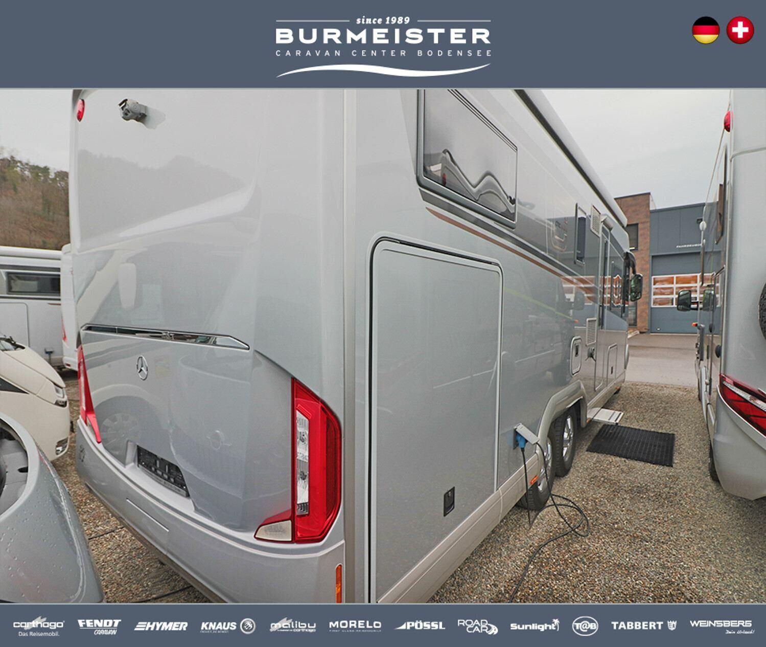 Wohnmobil Mercedes Sprinter Carthago I 61 XL LE Mercedes-Benz chic e-line I mit 4 Sitzen und 4 Schlafplätzen
