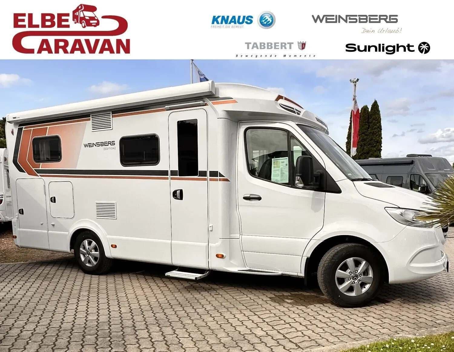 Wohnmobil Weinsberg Suite 640 MEG EDITION [PEPPER] CaraCompact mit 4 Sitzen und 4 Schlafplätzen