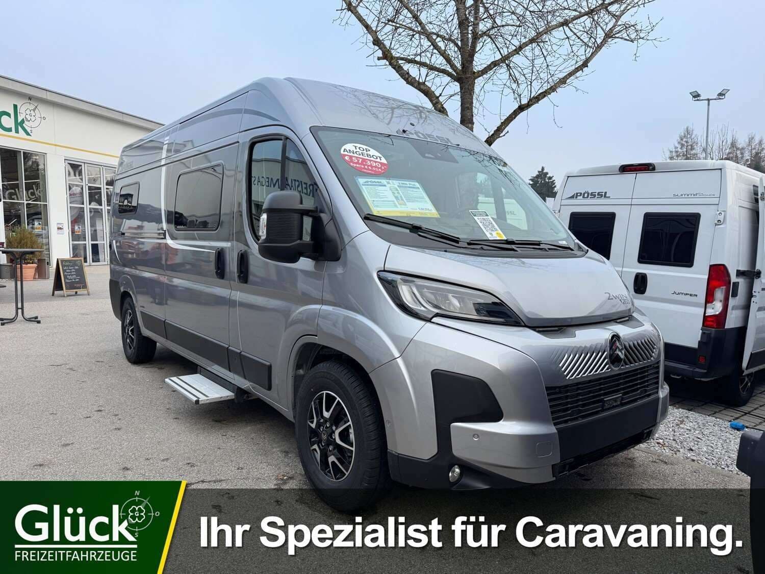 Wohnmobil Pössl D-Line 2Win Plus mit 4 Sitzen und 3 Schlafplätzen
