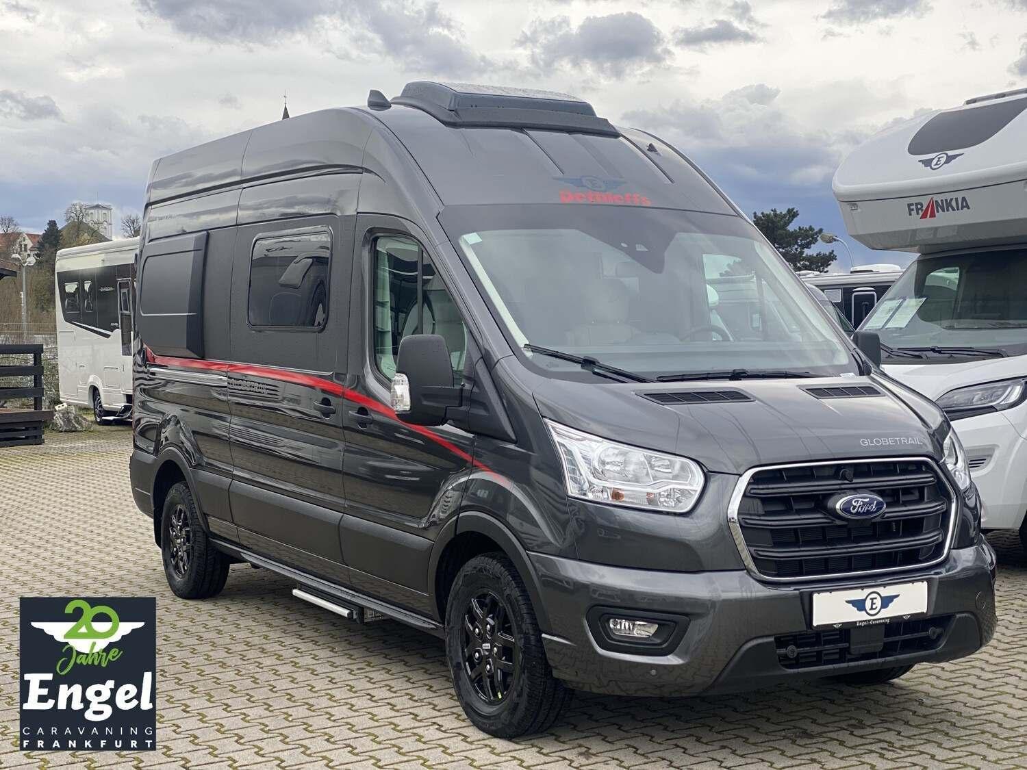 Wohnmobil Ford Transit Dethleffs 590 DK Globetrail Classic mit 4 Sitzen und 2 Schlafplätzen