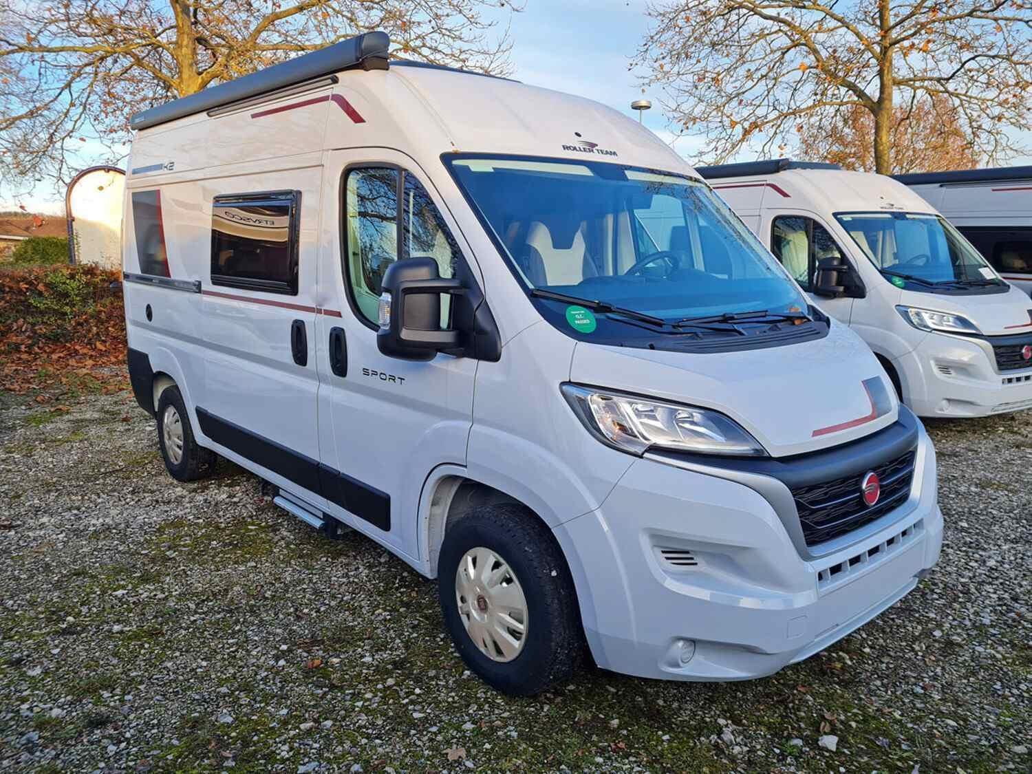 Wohnmobil Fiat Ducato Roller Team K2 Livingstone Sport mit 4 Sitzen und 2 Schlafplätzen