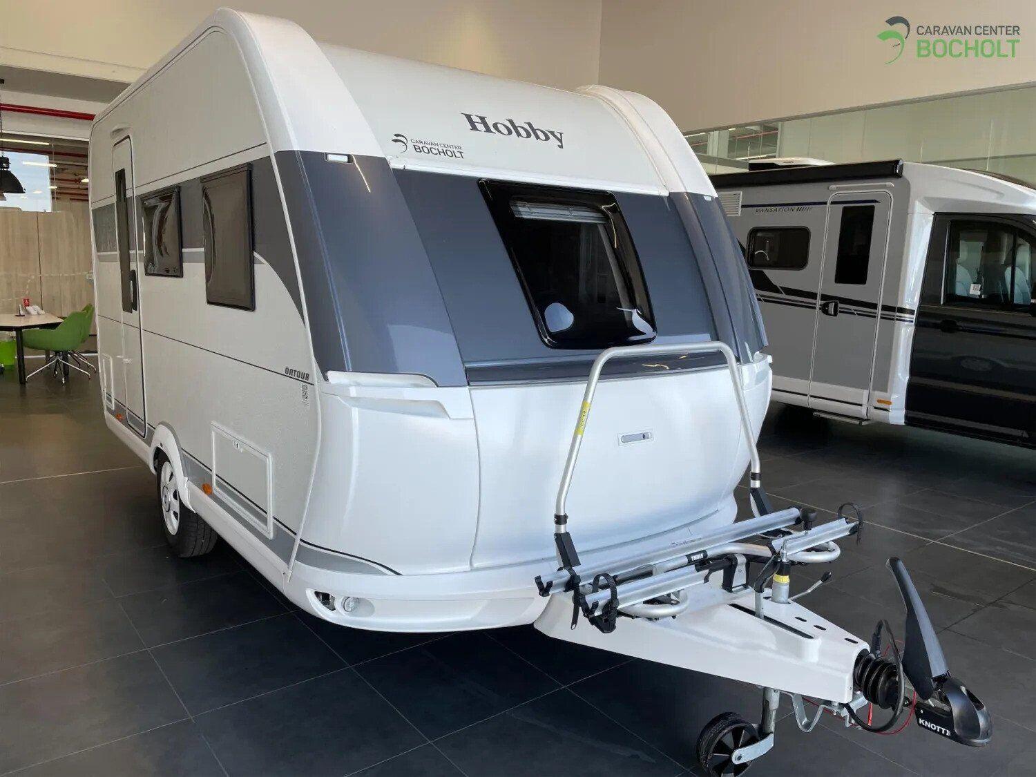Wohnwagen Hobby 390 SF OnTour mit 4 Schlafplätzen