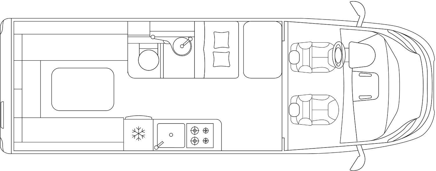Wohnmobil Fiat Ducato Laika 645 Ecovip mit 4 Sitzen und 4 Schlafplätzen