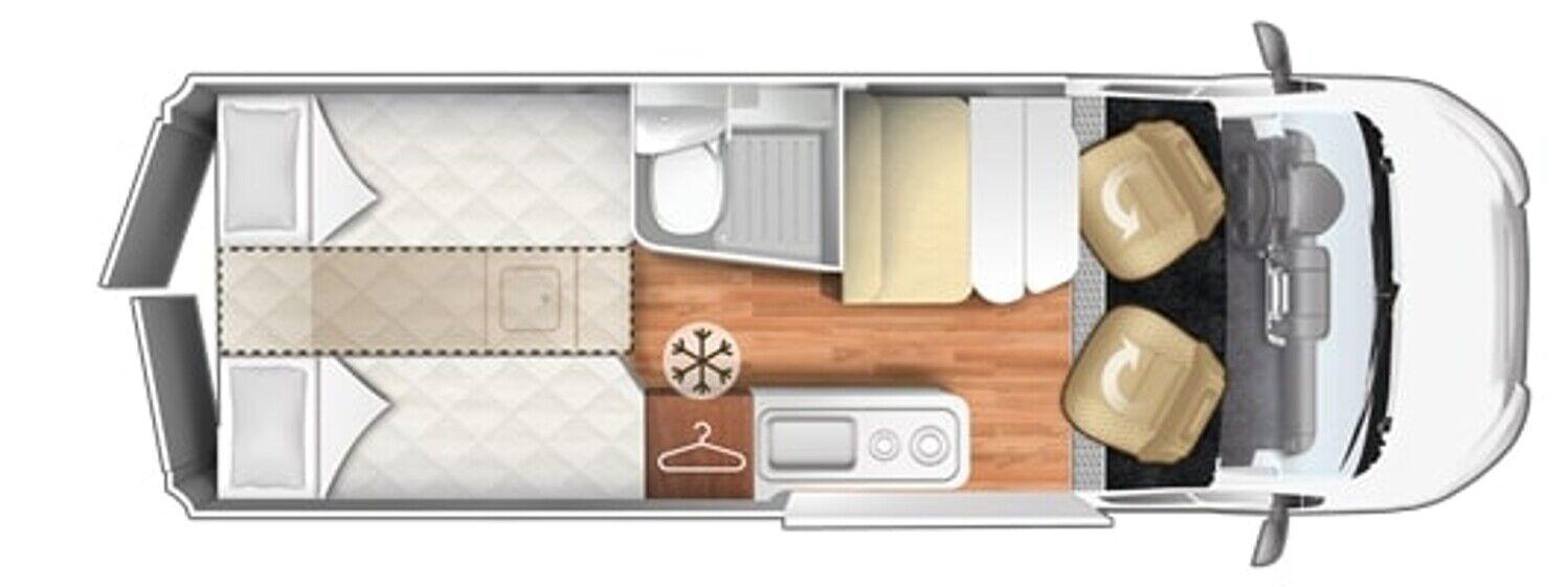 Wohnmobil Fiat Ducato Roller Team Duo Livingstone Sport mit 4 Sitzen und 2 Schlafplätzen