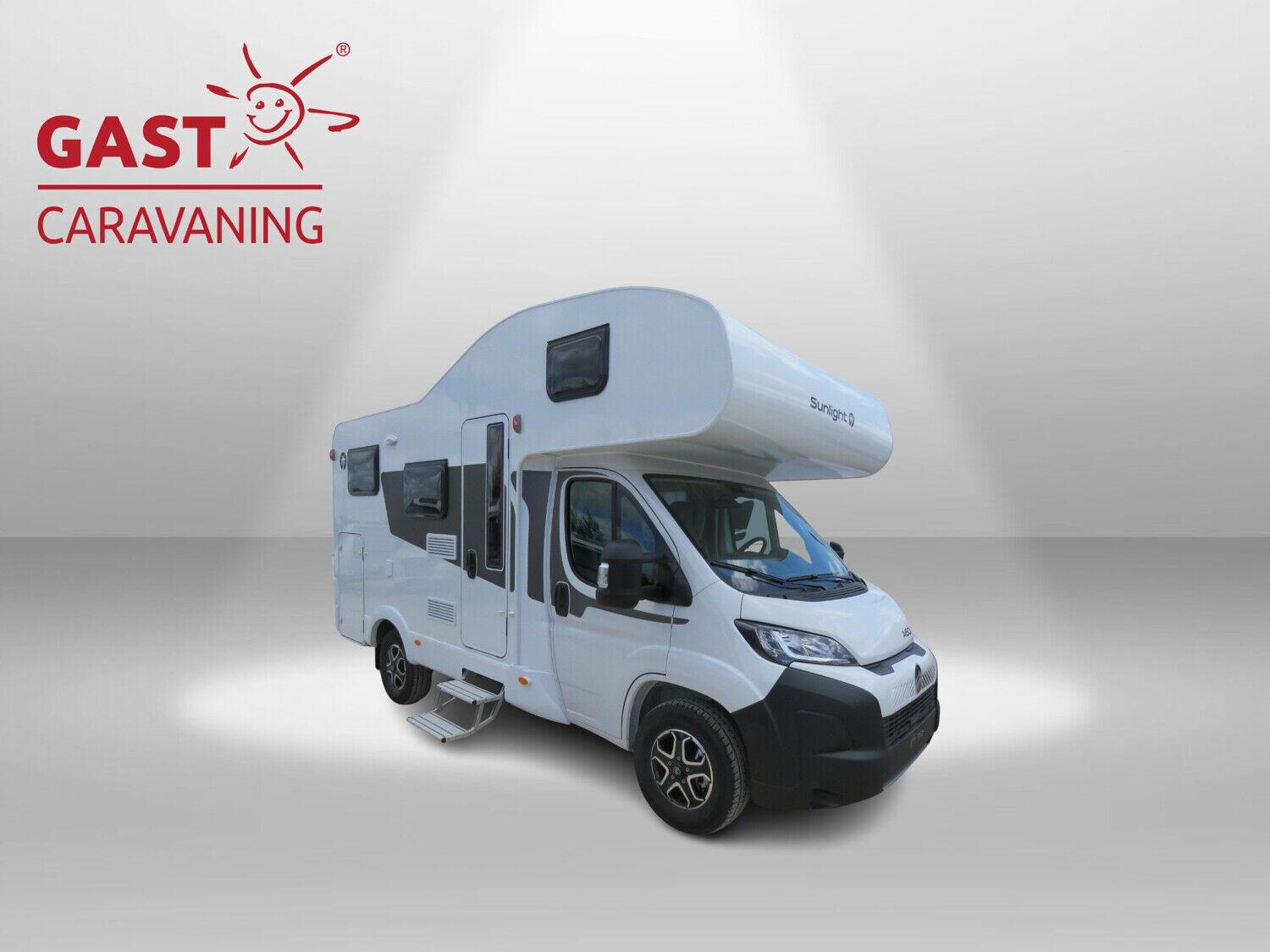 Wohnmobil Sunlight 60 A mit 4 Sitzen und 4 Schlafplätzen