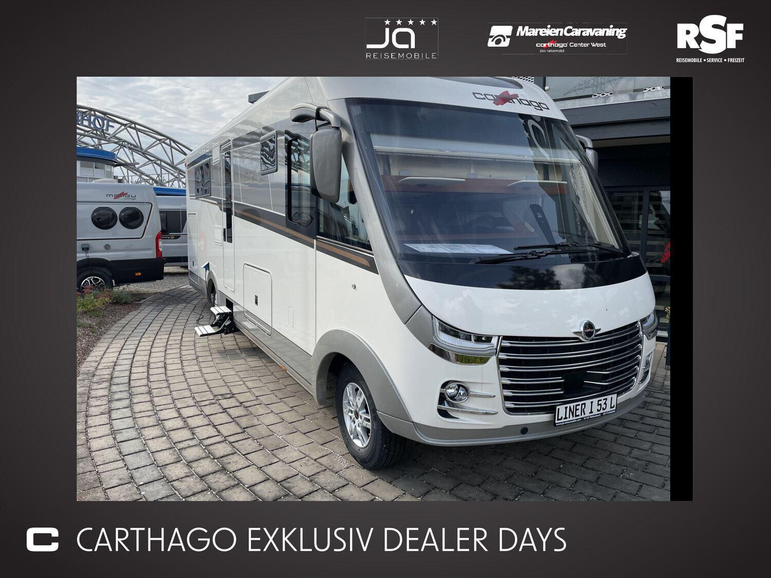 Wohnmobil Iveco Daily Carthago I 53 L liner-for-two mit 4 Sitzen und 4 Schlafplätzen
