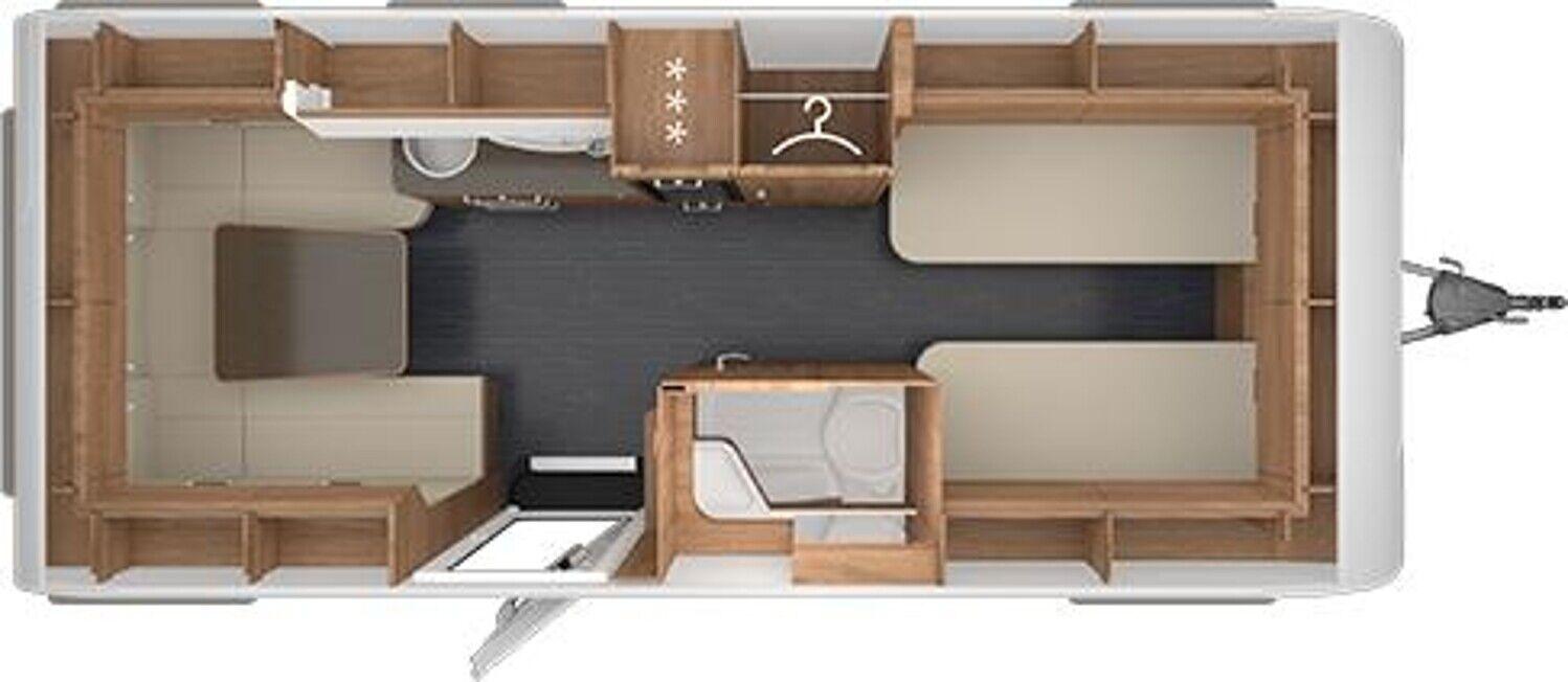 Wohnwagen Tabbert 540 E 2.3 Da Vinci mit 4 Schlafplätzen