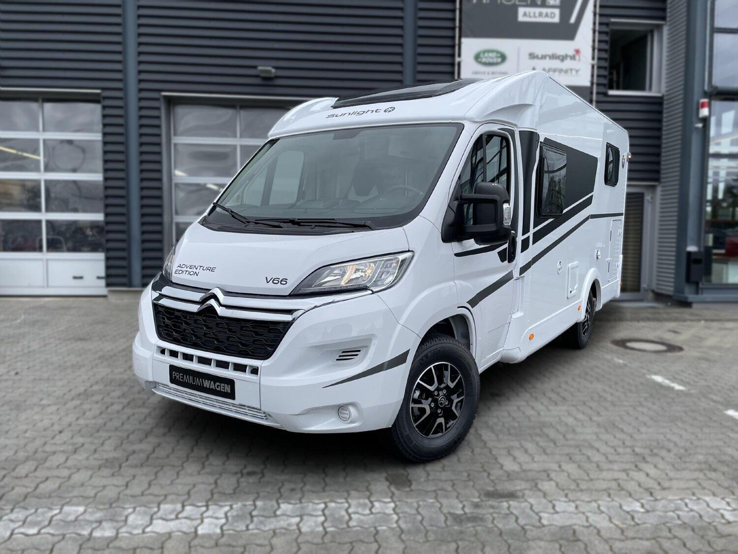 Wohnmobil Citroen Jumper Sunlight 66 Adventure V mit 4 Sitzen und 2 Schlafplätzen