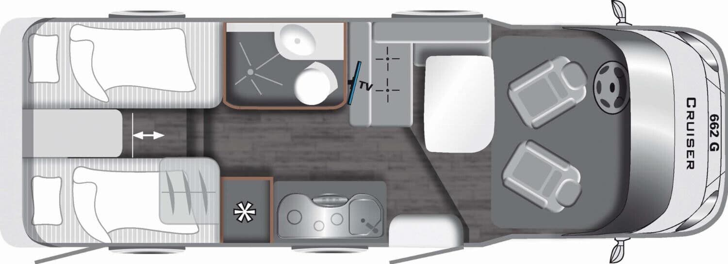 Wohnmobil Citroen Jumper Soma Camp 650 EB T mit 4 Sitzen und 2 Schlafplätzen