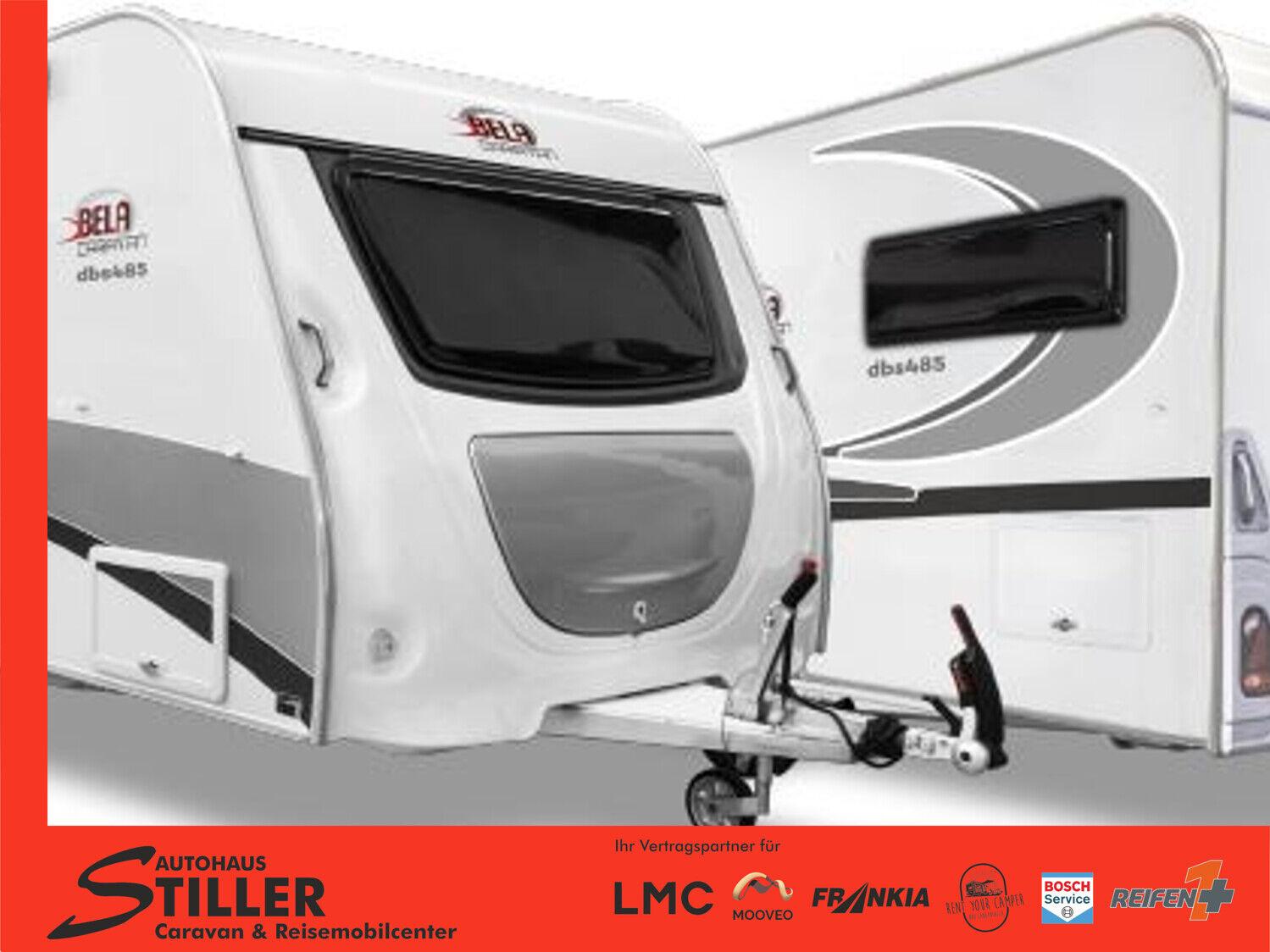 Wohnwagen Bela 485 DBS mit 4 Sitzen und 2 Schlafplätzen