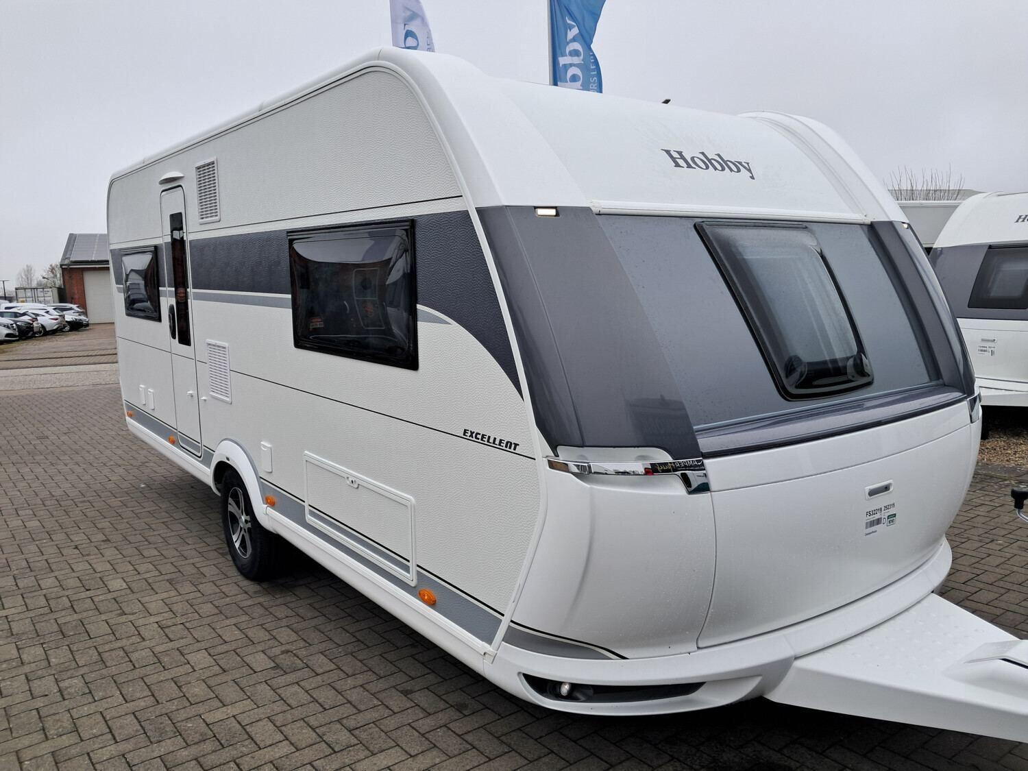 Wohnwagen Hobby 560 CFe Excellent mit 4 Schlafplätzen