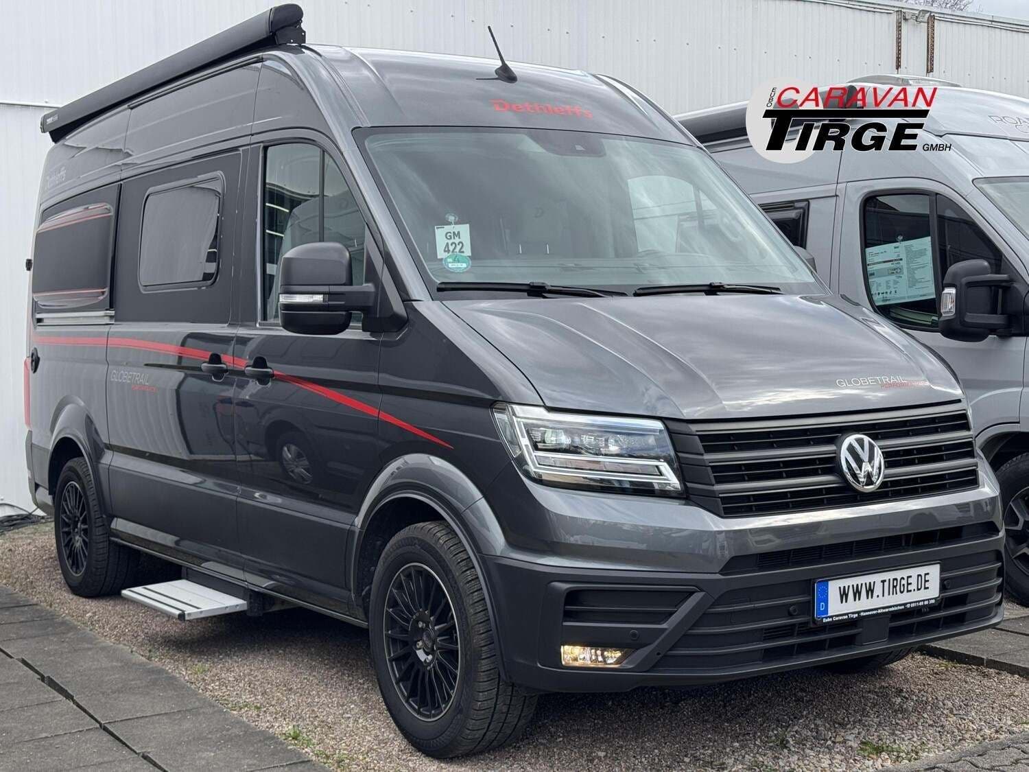 Wohnmobil Dethleffs Globetrail Performance 600 DR VW mit 4 Sitzen bei Eubo Caravan Tirge GmbH Wohnmobil VW Crafter Dethleffs 600 DR VW Globetrail Performance mit 4 Sitzen und 2 Schlafplätzen