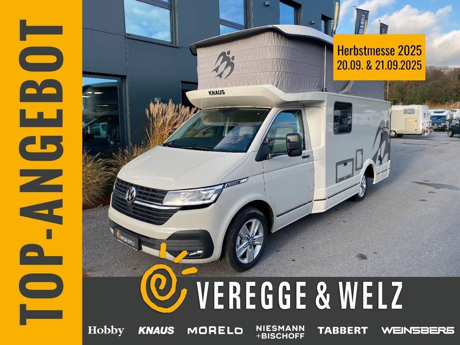 Wohnmobil VW Transporter Knaus 500 MQ Tourer CUV mit 4 Sitzen und 2 Schlafplätzen