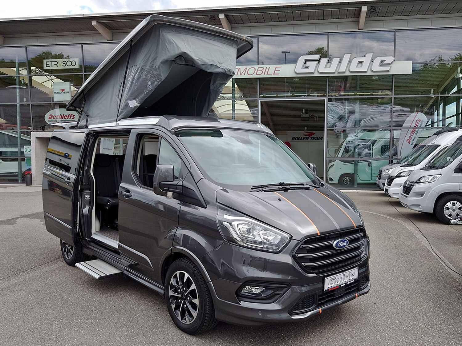 Wohnmobil Ford Transit Custom Panama 10S P mit 5 Sitzen und 4 Schlafplätzen