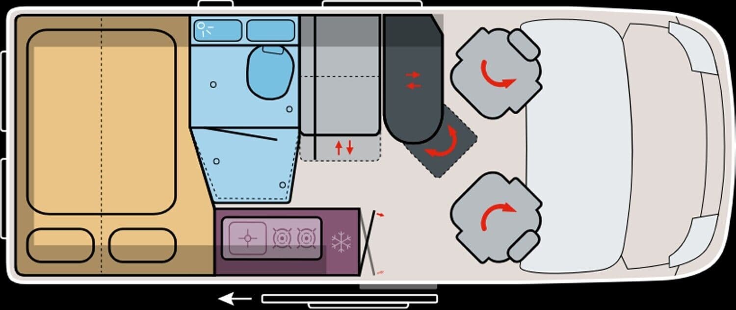 Wohnmobil VANTourer GO 540 D Fiat 140 PS mit 4 Sitzen bei maincamp GmbH Wohnmobil Fiat Ducato VANTourer Fiat 140 PS GO 540 D mit 4 Sitzen und 2 Schlafplätzen