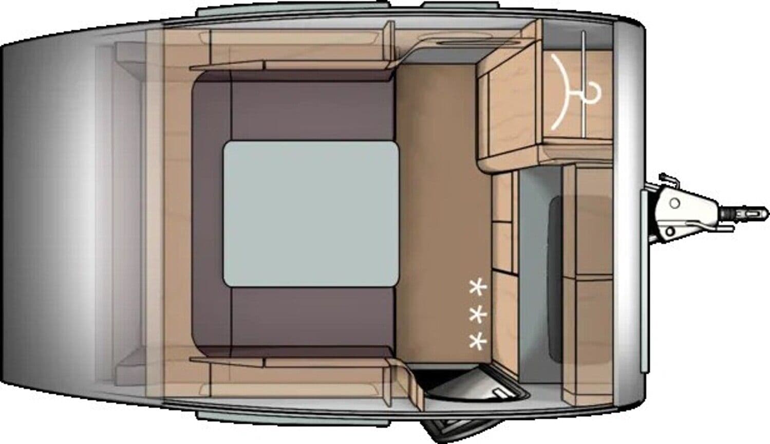 Wohnwagen T@B 320 BASIC mit 2 Schlafplätzen