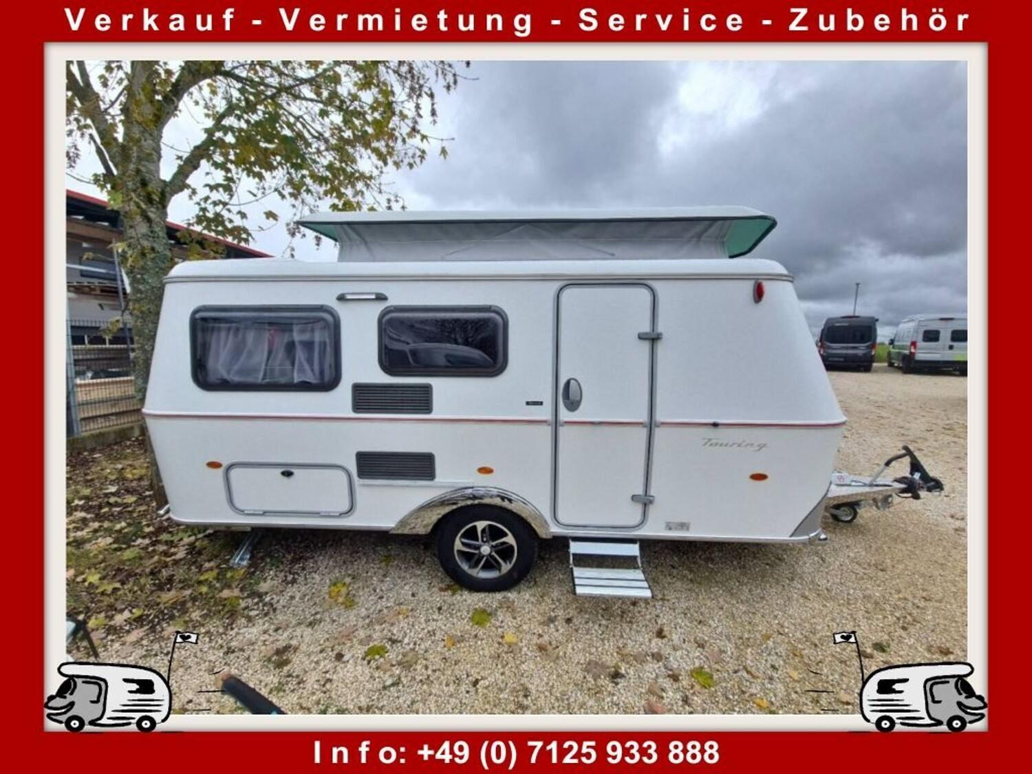 Wohnwagen Eriba 530 Touring mit 4 Sitzen und 3 Schlafplätzen