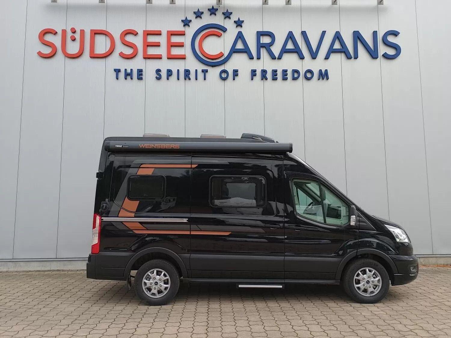 Wohnmobil Ford Transit Weinsberg 550 MQ CaraBus mit 2 Sitzen und 3 Schlafplätzen