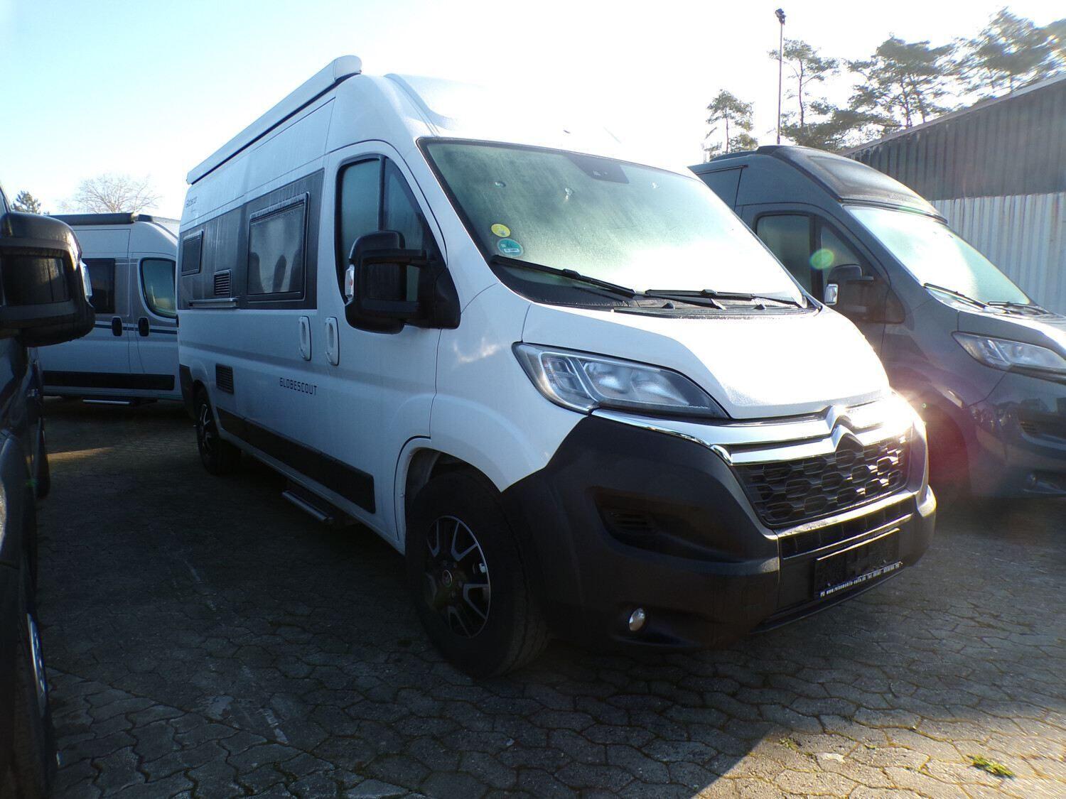 Wohnmobil Citroen Jumper Globecar 600 Globescout Elegance mit 4 Sitzen und 3 Schlafplätzen