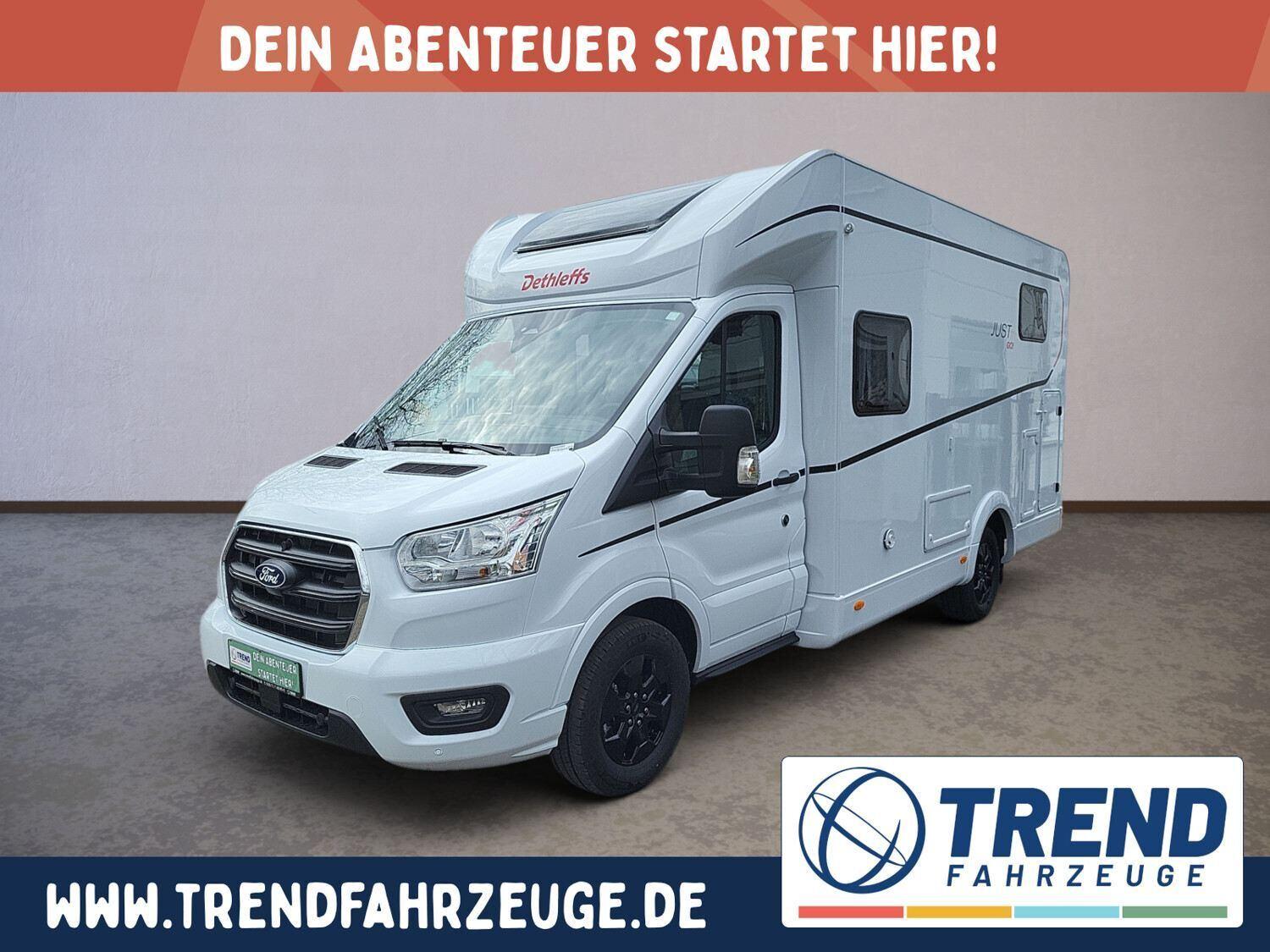 Wohnmobil Ford Transit Dethleffs T 6615 EB Just Go mit 4 Sitzen und 3 Schlafplätzen