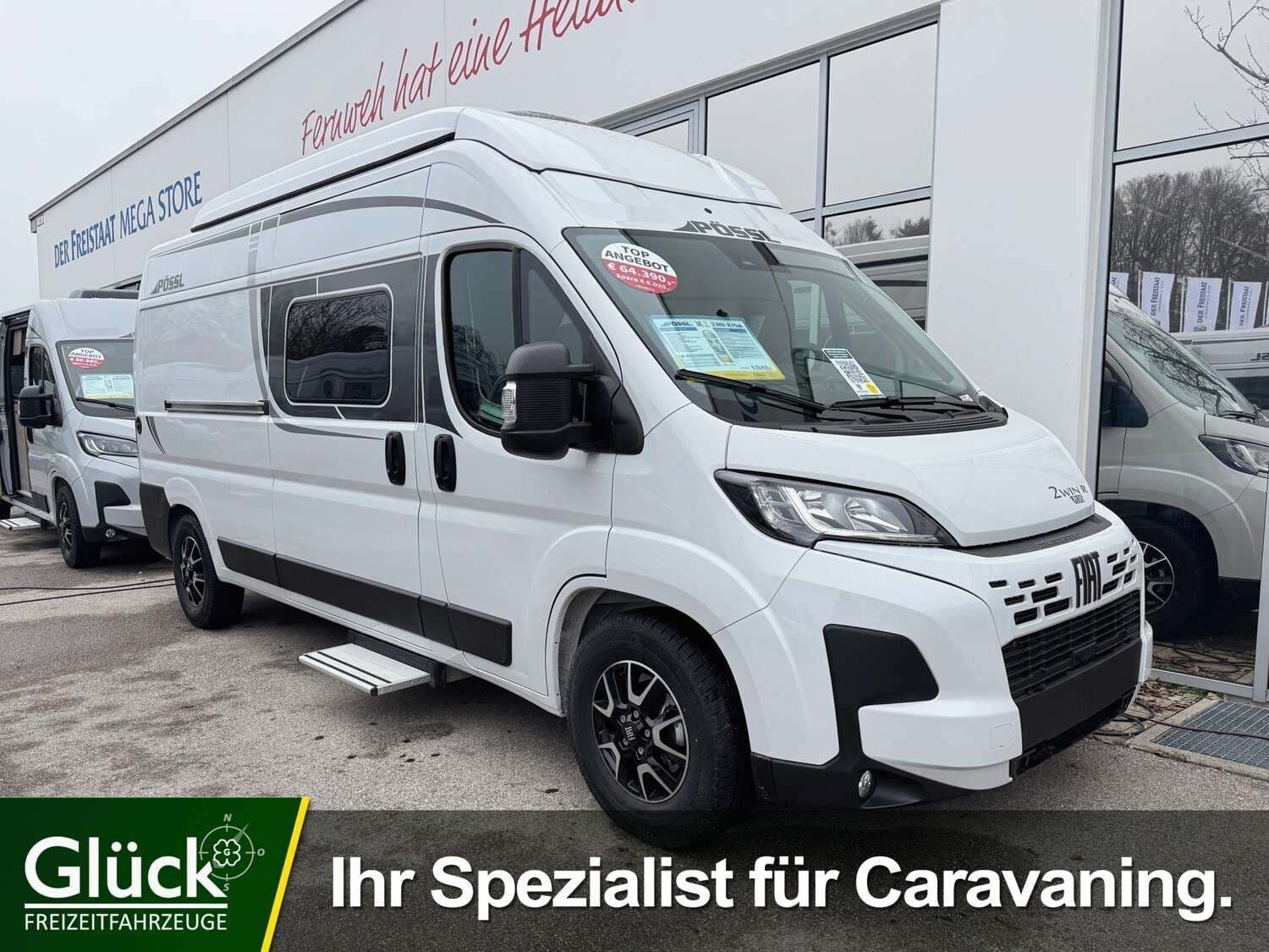 Wohnmobil Pössl D-Line 2Win R Plus mit 4 Sitzen und 4 Schlafplätzen