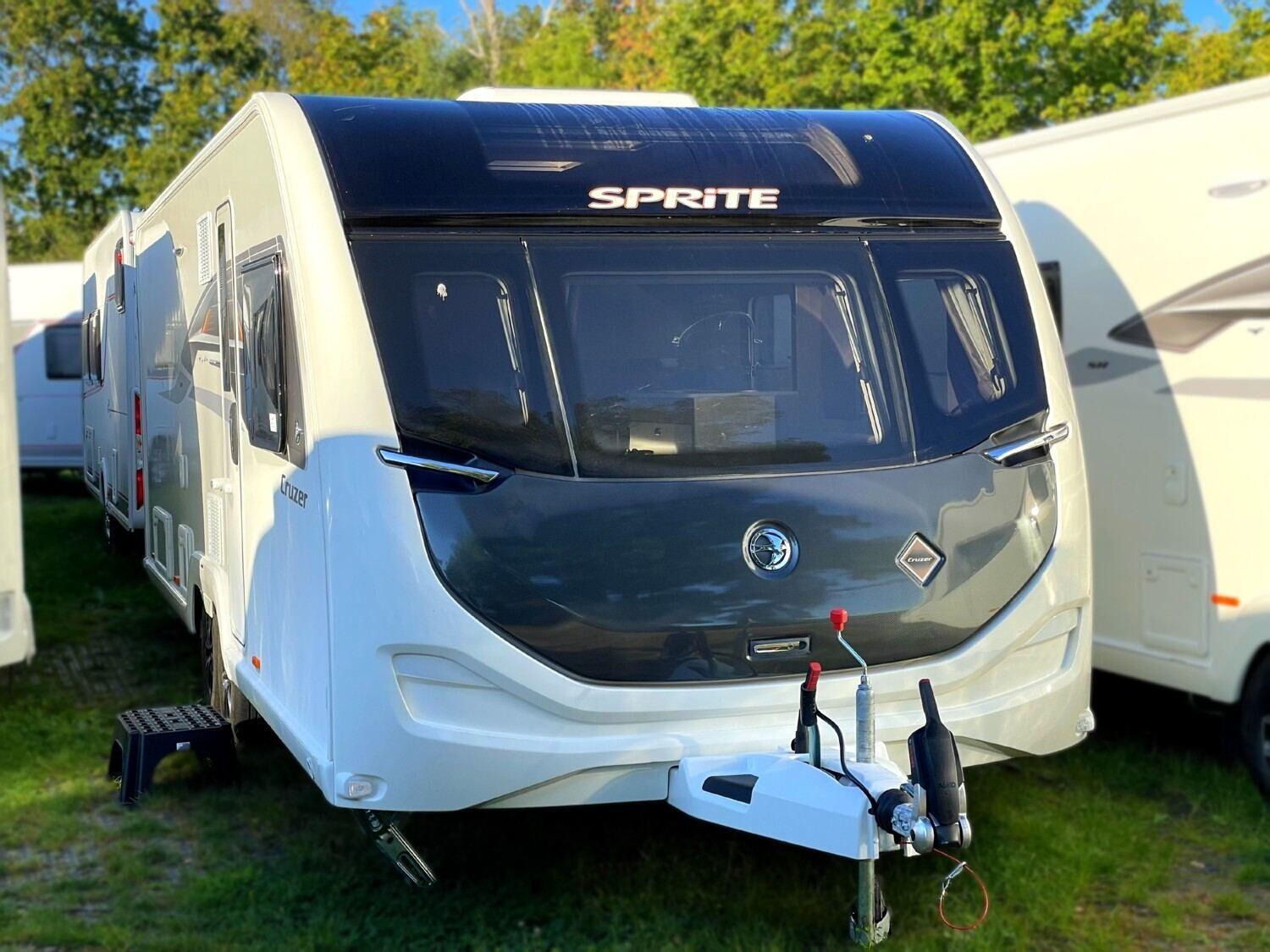 Wohnwagen Sprite 635 SR Cruzer mit 4 Sitzen und 4 Schlafplätzen