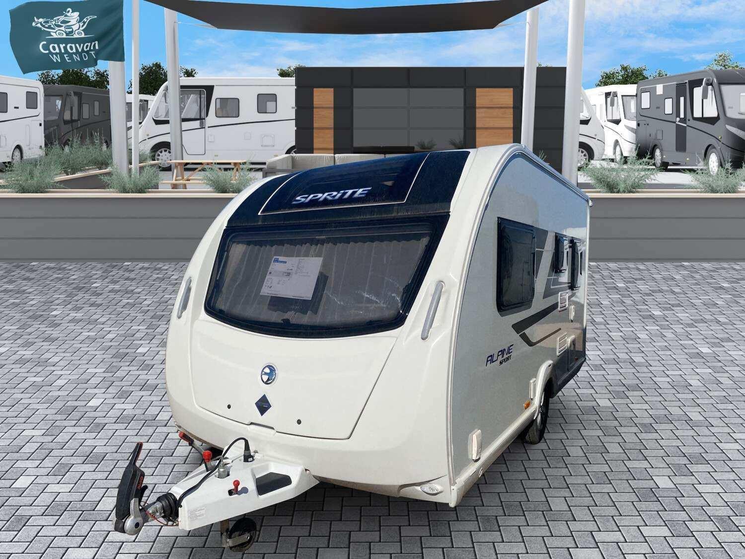 Wohnwagen Sprite 420 CT Alpine Sport mit 4 Sitzen und 2 Schlafplätzen
