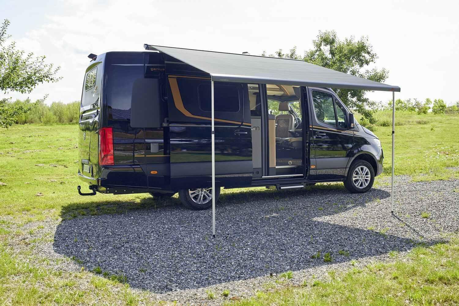 Wohnmobil Mercedes Sprinter Malibu 641 LE Genius mit 4 Sitzen und 2 Schlafplätzen