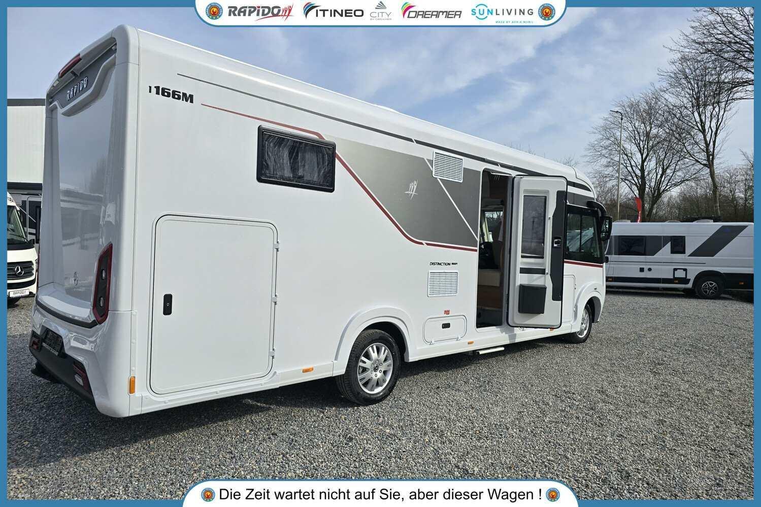 Wohnmobil Mercedes Sprinter Rapido i166M Serie Distinction mit 4 Sitzen und 4 Schlafplätzen