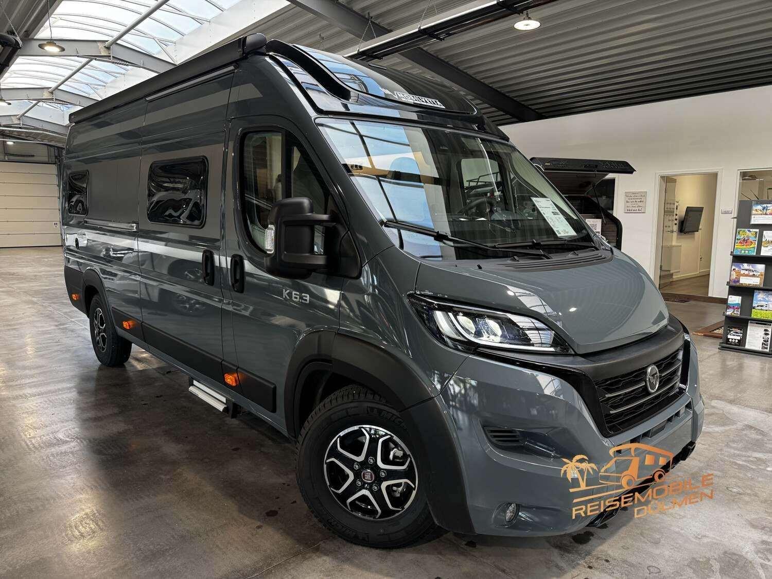 Wohnmobil Fiat Ducato Mobilvetta K 6.3 Aut Heavy LED Admiral mit 4 Sitzen und 2 Schlafplätzen