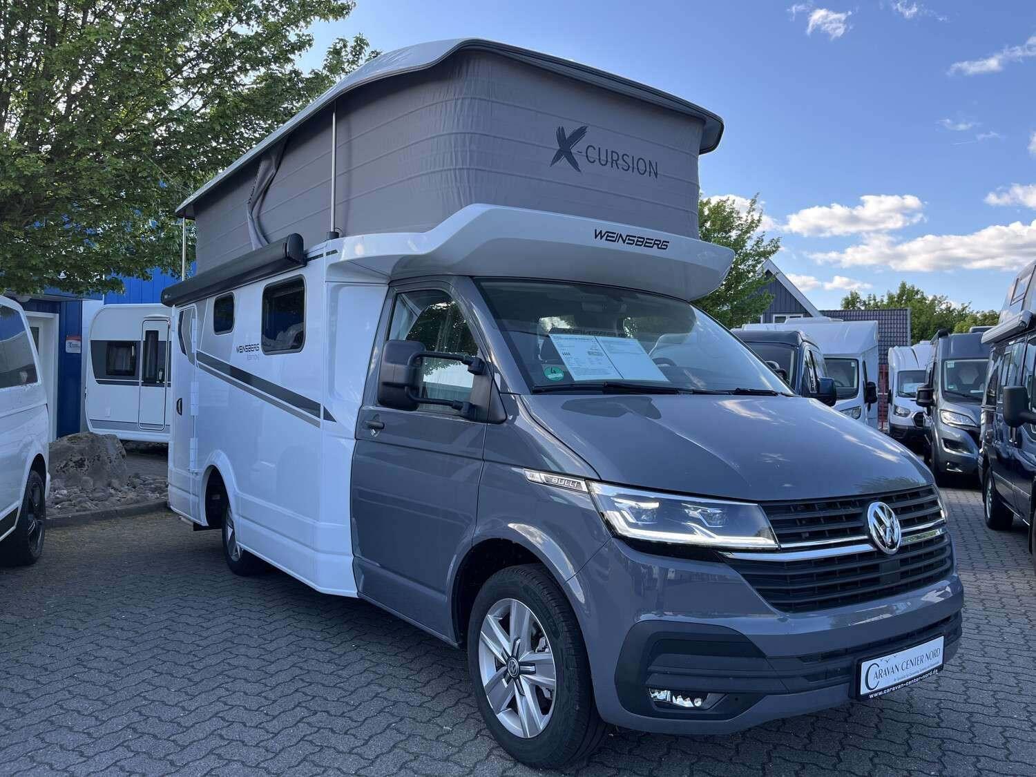 Wohnmobil VW Transporter Weinsberg 500 LT X-Cursion CUV EDITION PEPPER mit 2 Sitzen und 4 Schlafplätzen