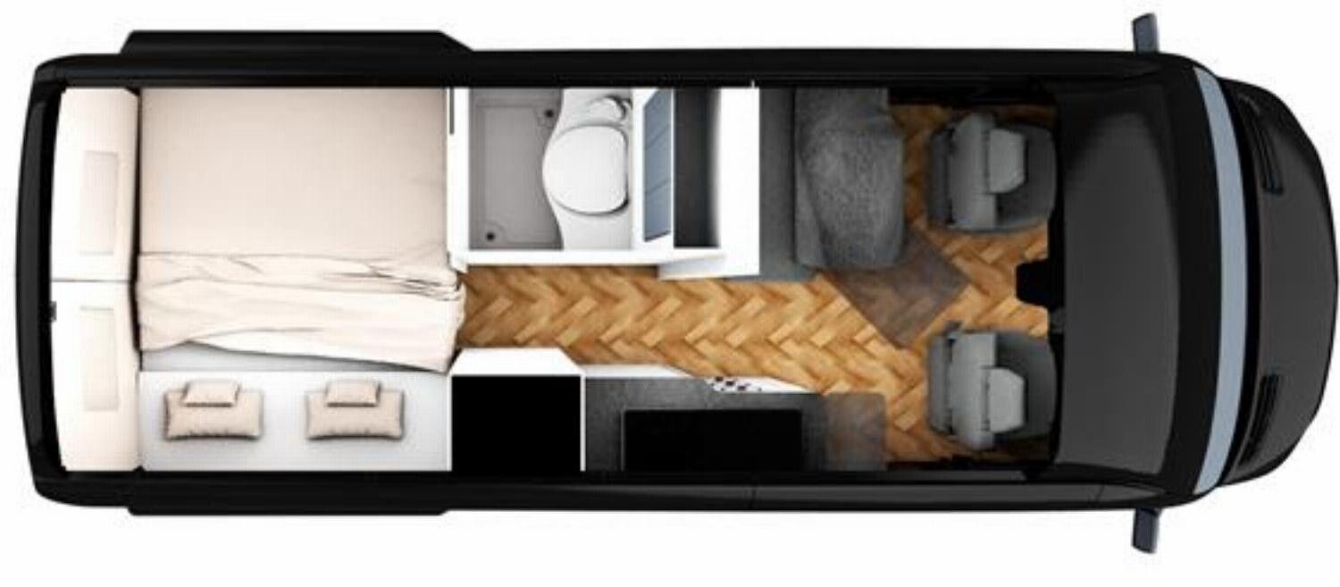 Wohnmobil Mercedes Sprinter Frankia Yucon 6.0 BD - 4,1 t Yucon mit 4 Sitzen und 4 Schlafplätzen